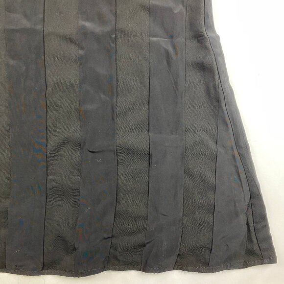 NWT Everlane The City Stripe Ruched Dress Midi Black Size 2 - Picture 4 of 16